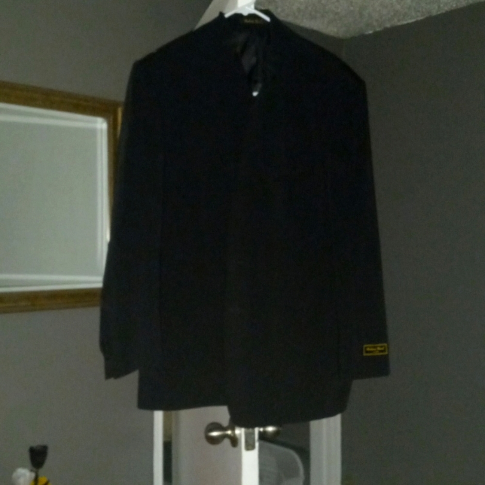 Men's Richard Harris since 1974 Sport Jacket Black Wool size 44R